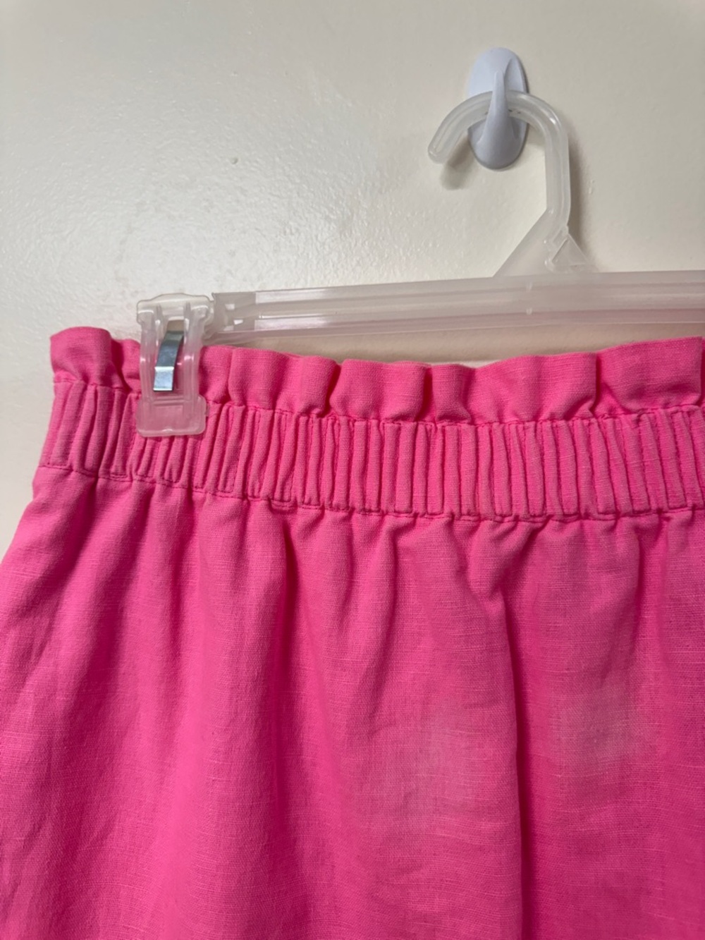 J. Crew Hot Pink Elastic-Waist Mini Skirt - Picture 3 of 6